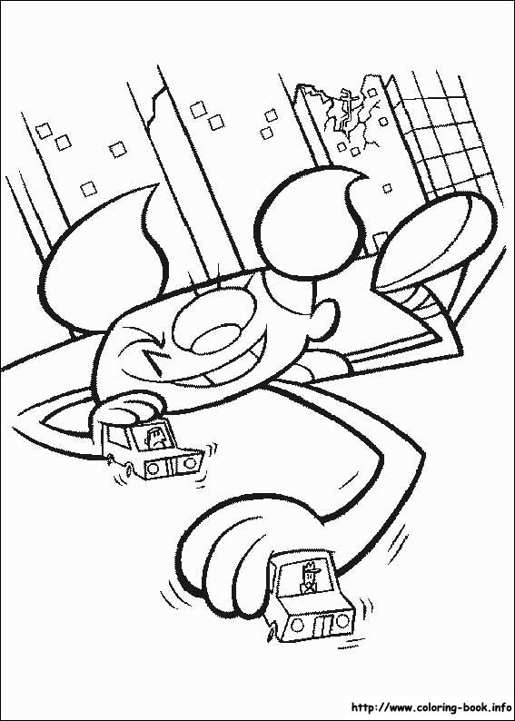 Dexter's Laboratory coloring picture